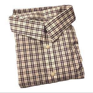 BIGΒ 19 34-35βSTAFFORD TRAVEL Plaid button Up Shirt